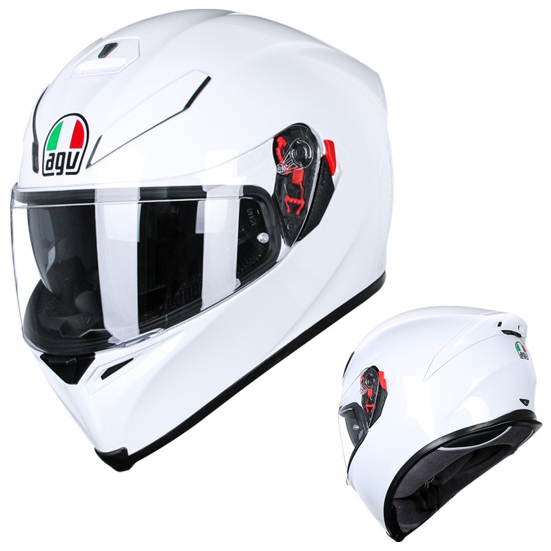 AGV K5S意大利官方头盔男女四季防雾摩托车机车冬季全盔3c认证agvk5 亮白 L 1398