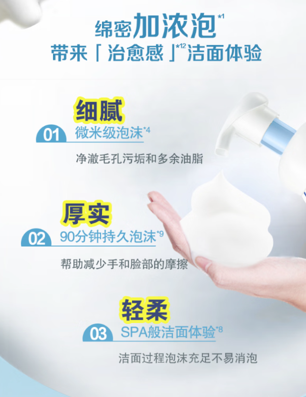 碧柔 潔面泡泡 保濕型 160ml