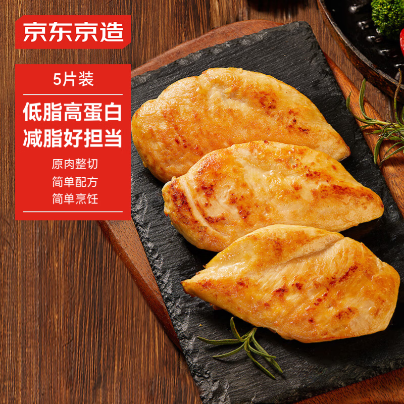 京东京造 香煎鸡排 500g 鸡排*5片 20.6元（需用券）