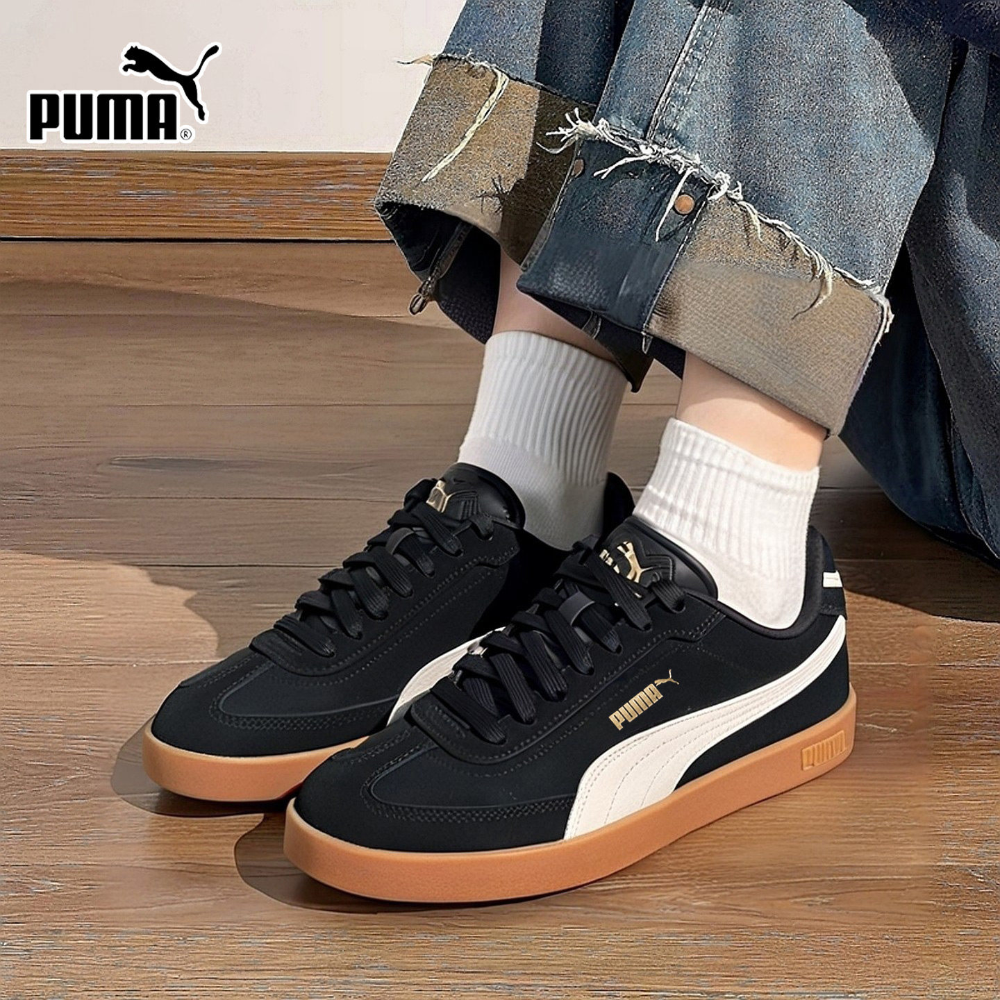 PUMA 低帮透气休闲板鞋 400717-01 219元（需用券）