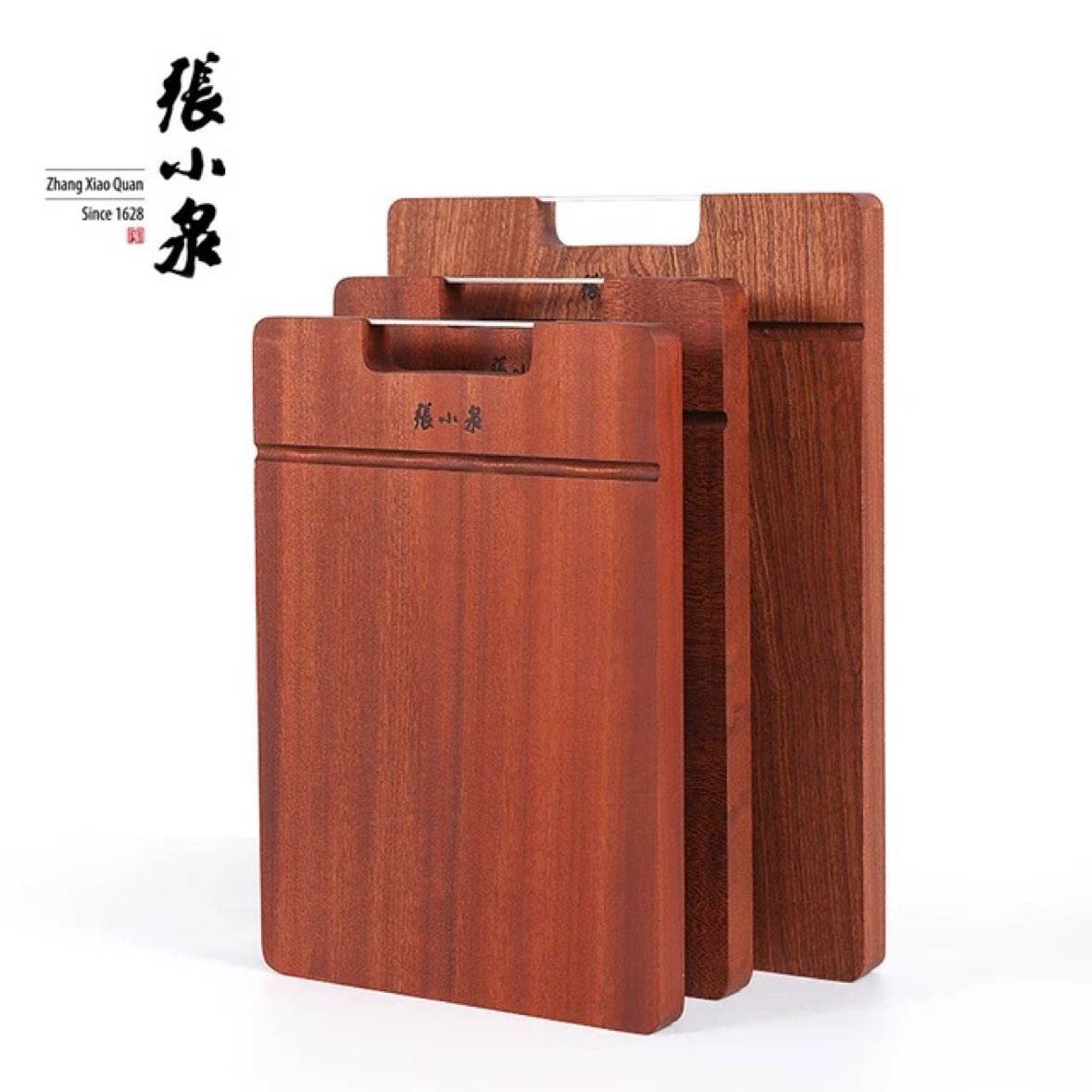 张小泉砧板乌檀木加厚切菜板实木家用擀面案板方形菜墩 【整木】乌檀木砧