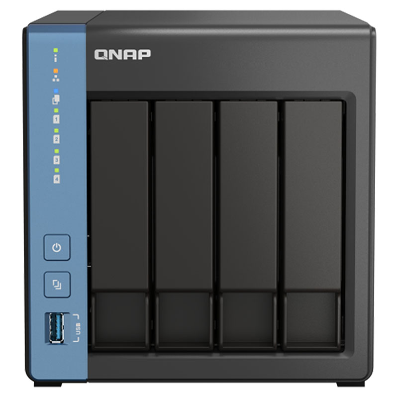 以旧换新补贴、PLUS会员：QNAP 威联通 TS-416 四盘位NAS（Cortex-A55、4GB） 1351.08