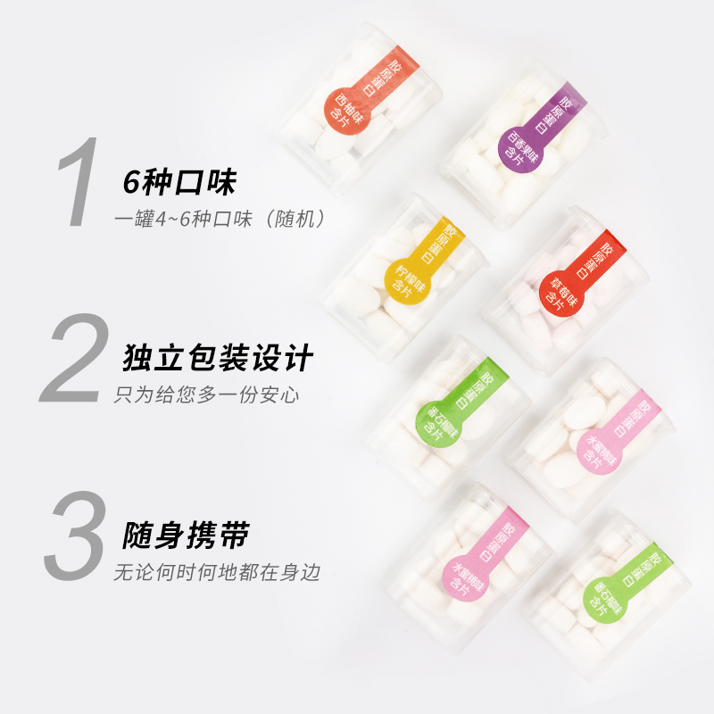 Nuta 纽她无蔗糖薄荷糖水果含片清凉压片糖果75g罐装 12.9元（需用券）