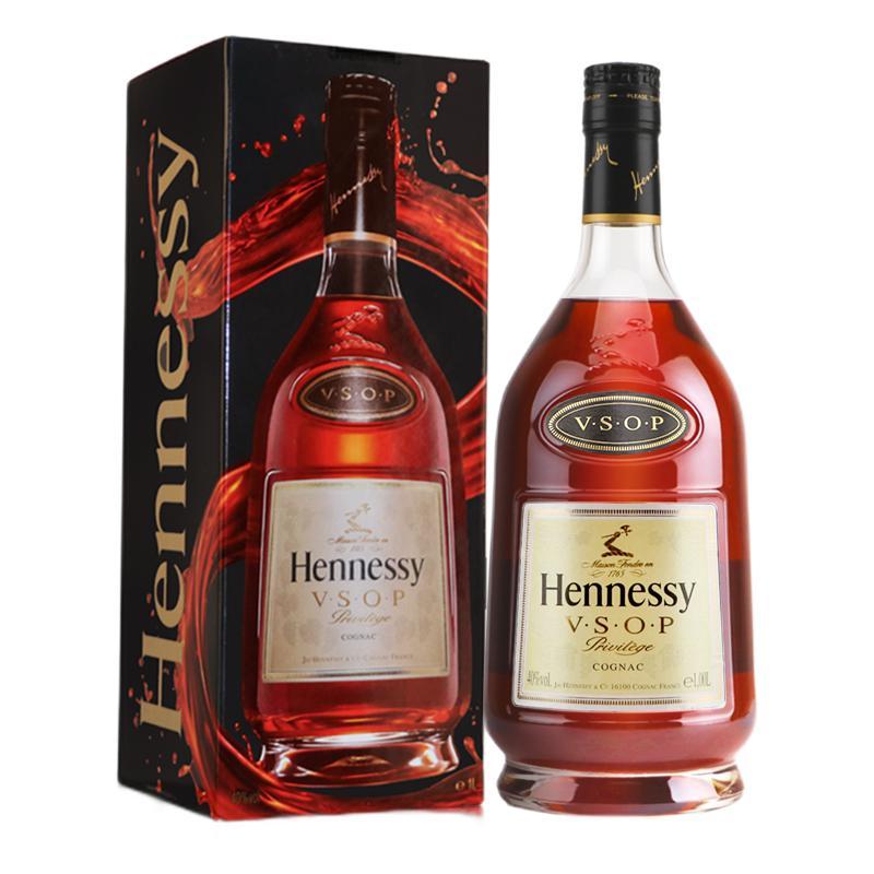 Hennessy 轩尼诗 1升装 Hennessy 轩尼诗 V.S.O.P 干邑白兰地 40%vol 1L 385.11元