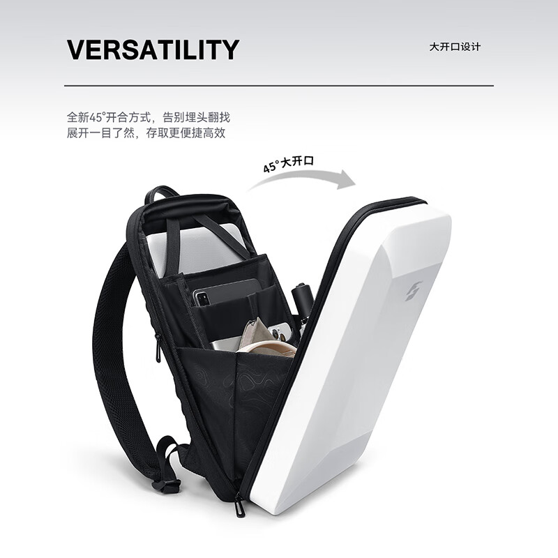 高尔夫 GOLF 双肩包 男士休闲背包 款式3-银色 1个 99元(需领券)