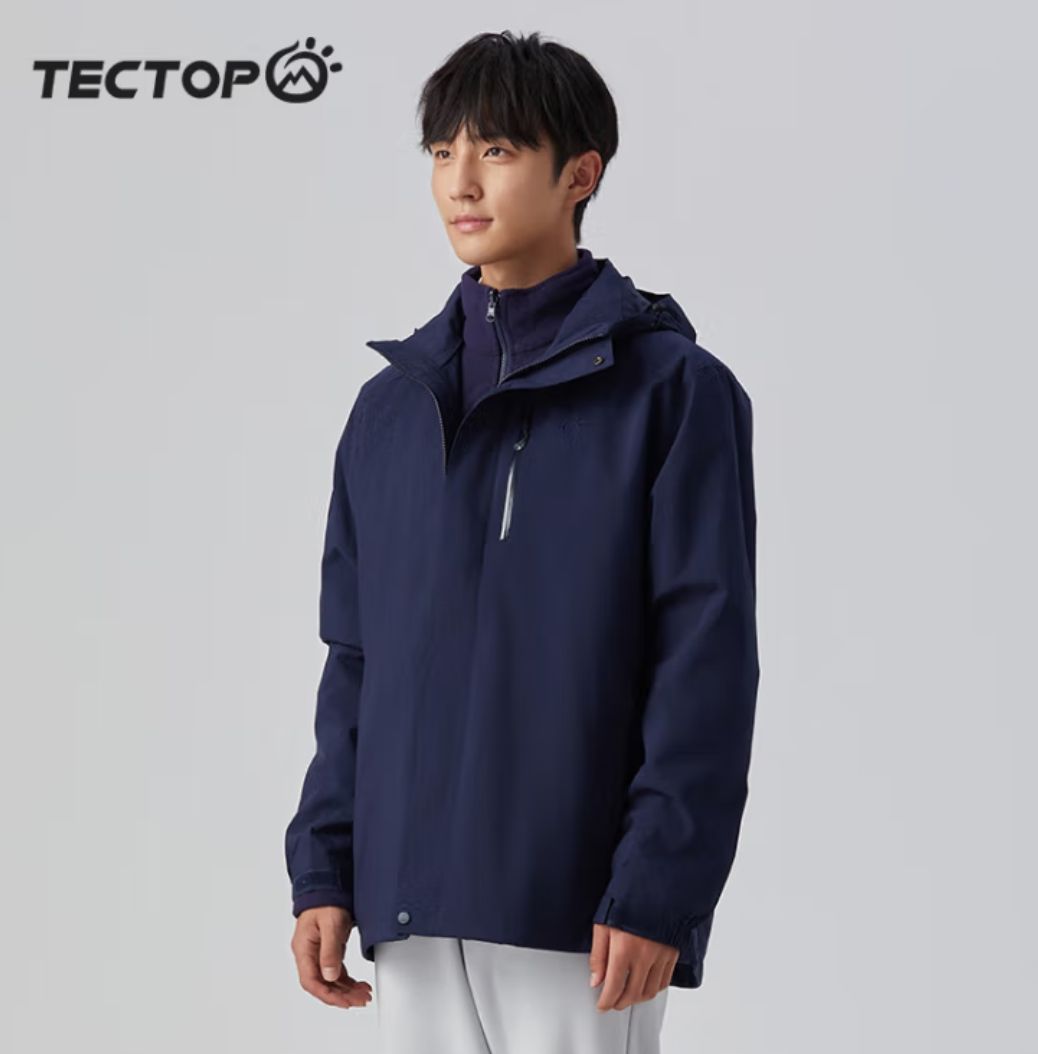 TECTOP 探拓 男士户外三合一冲锋衣 95133 157.96元（需用券）