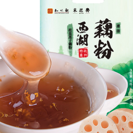知味观 西湖 桂花莲子藕粉 400g 25.27元