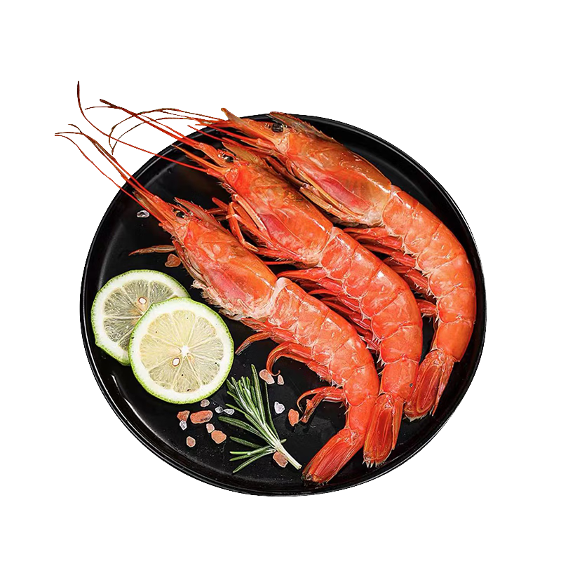 京东百亿补贴，pLus会员，京鲜港阿根廷红虾 1.5kg/盒 L2规格（大号） 35-41只 (