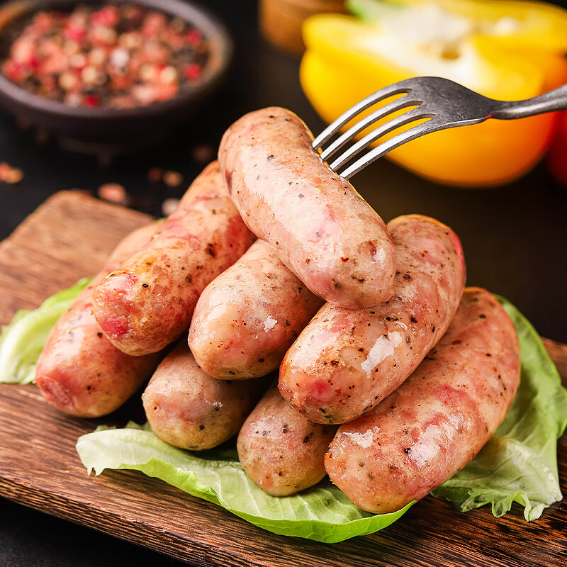 皇家小虎 原味脆皮烤肠500g 超值性价比 9.8元