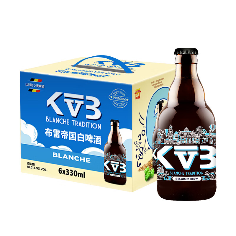 Keizerrijk 布雷帝国 白啤酒 330ml*6 礼盒装 29.9元