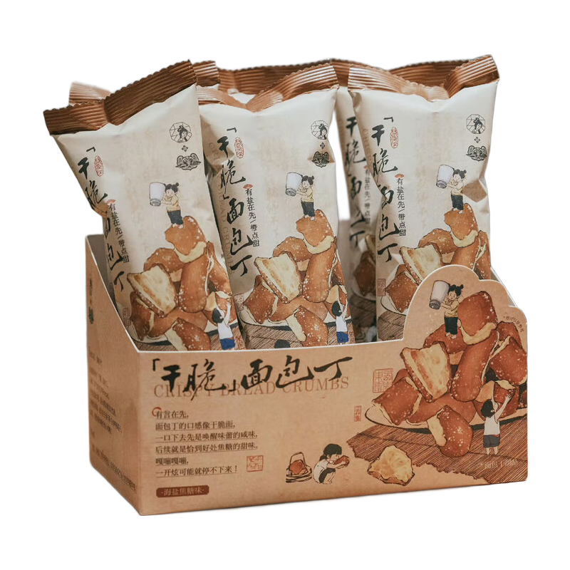 88VIP：茶颜悦色 干脆面包丁 35g/袋*6袋 15.73元