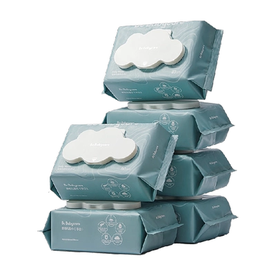 babycare 婴儿湿巾手口加厚湿纸巾 无酒精 非棉柔巾80抽*6包 33.05元(需领券)