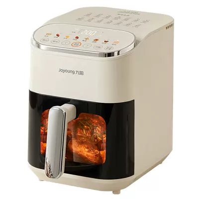 88VIP：九阳 5.5L 可视空气炸锅 加长炸篮 烘焙套餐 KL55-V603 156.87元包邮+1945个