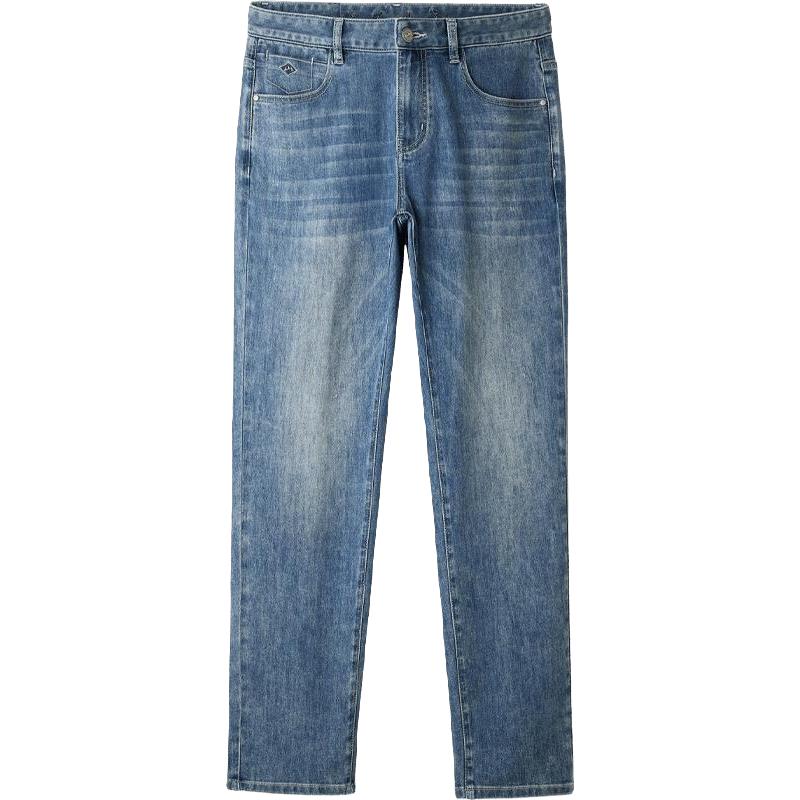 海澜之家 牛仔裤男25春夏山不在高系列微弹裤子男春季 06 均码 175/82A 32推荐1