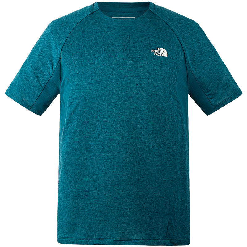 THE NORTH FACE 北面 短袖T恤男户外吸湿速干夏季短袖7WD3 蓝色/O01 3XL 165.31元