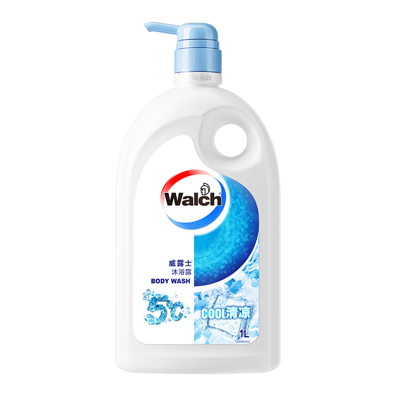 威露士 留香冰凉劲爽 沐浴露 薄荷冰爽 1L 16.9元
