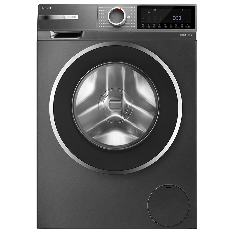 京东百亿补贴、PLUS会员：BOSCH 博世 4系 WGA252Z10W 变频全自动滚筒洗衣机 10kg 