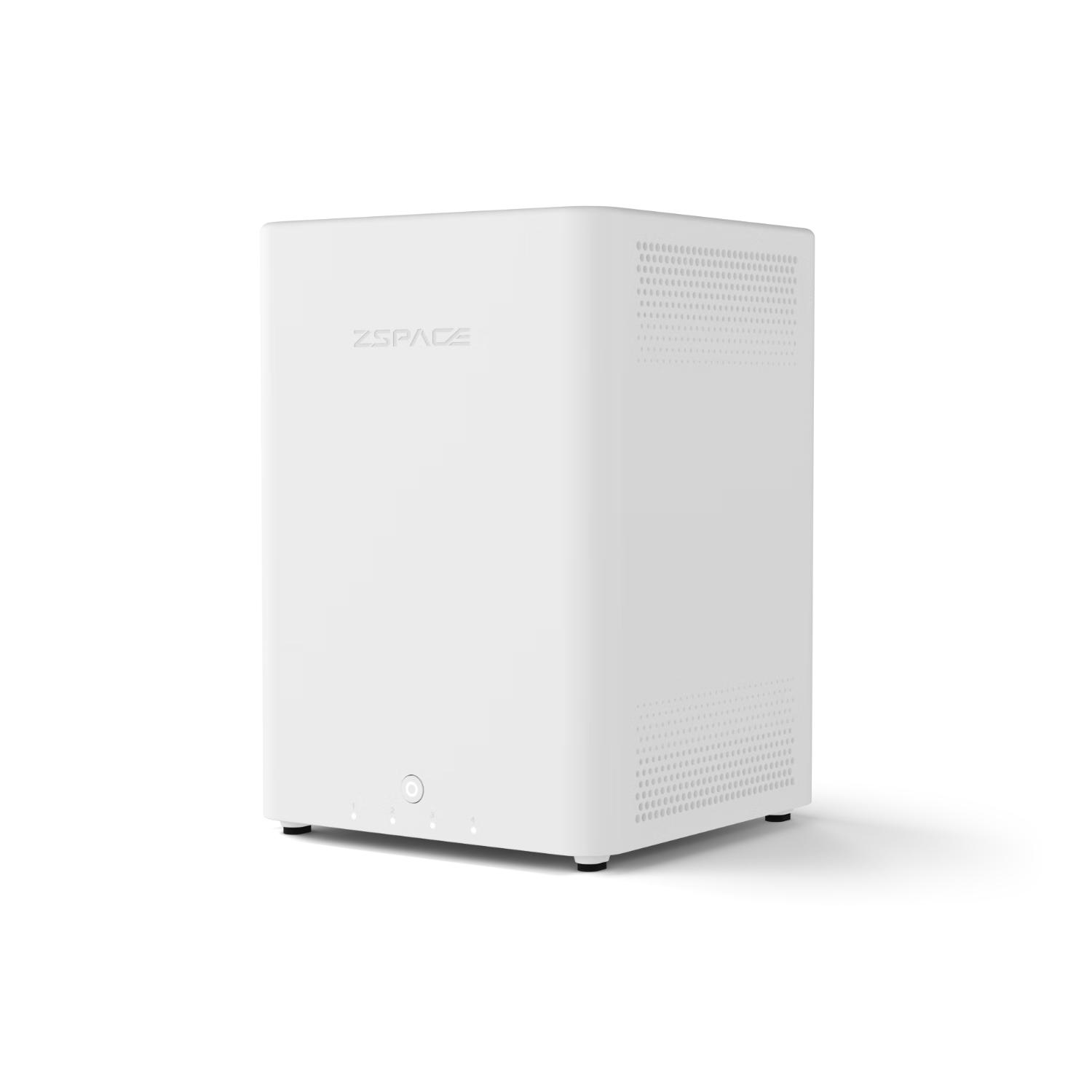 极空间 私有云Q4 8G内存 四盘位AI NAS网络存储手机平板扩容智能AI娱乐影音办