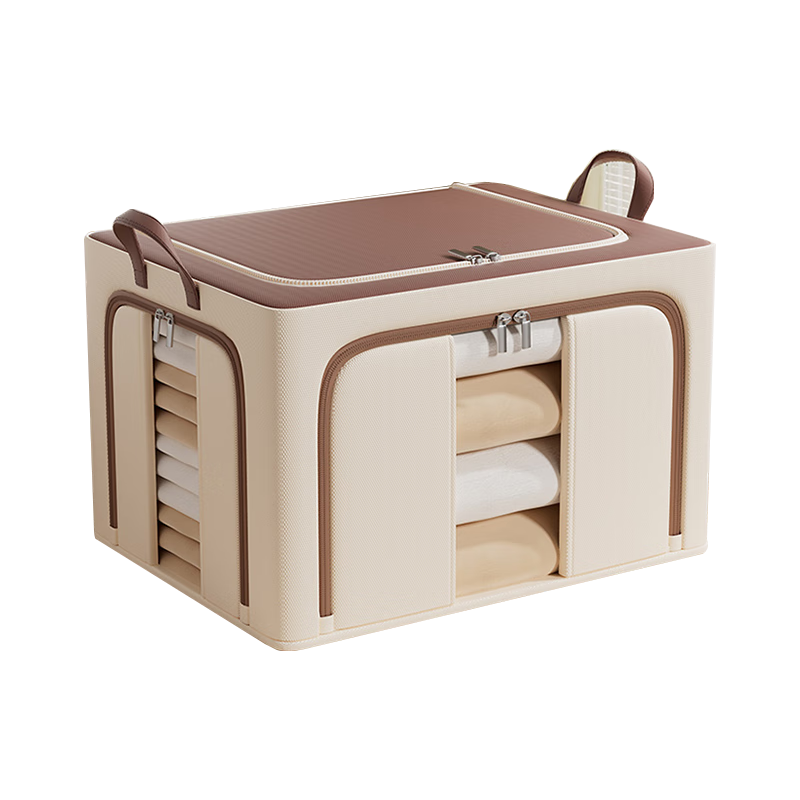 吱凡 衣服整理收纳箱 88L-三面开口 75.9元