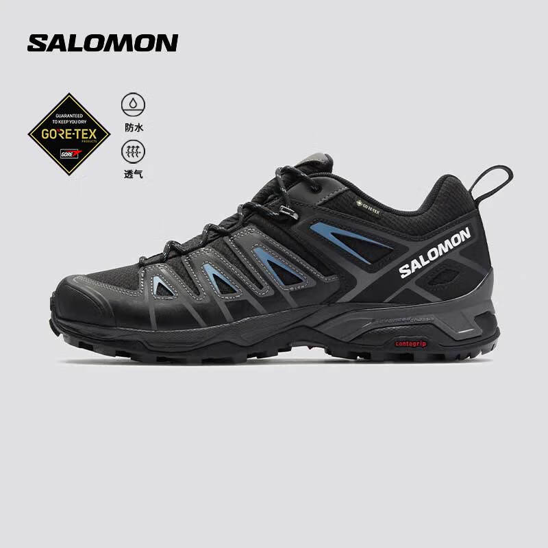 salomon 萨洛蒙 男款 户外运动防水透气舒适减震徒步鞋 X ULTRA PIONEER GTX 黑色 47