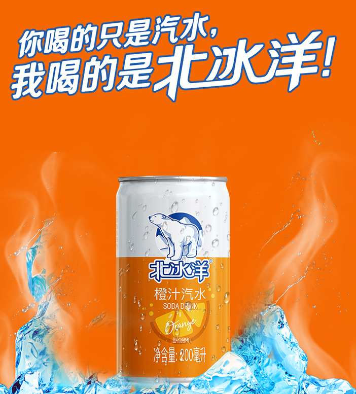 北冰洋 桔汁汽水 200mL*12听装 32.81元包邮 买手党-买手聚集的地方