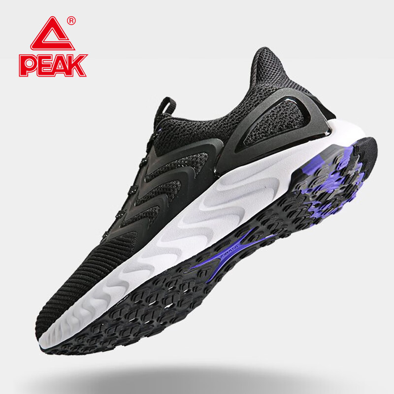 PEAK 匹克 态极天泽1.0运动鞋科技智能休闲太极跑步鞋男女太极情侣跑鞋 黑色