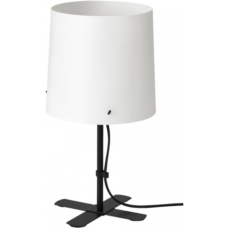 宜家 BARLAST台灯 黑色/白色 现代简约 无灯泡 19.99元+运费