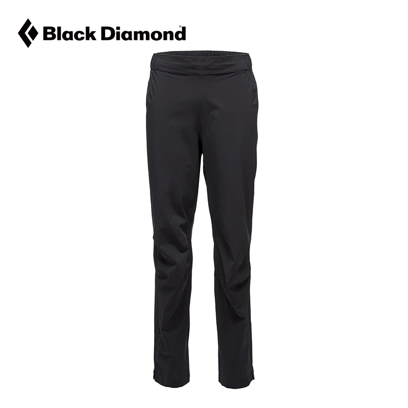 Black Diamond BlackDiamond黑钻户外男款徒步防风暴雨线防水长裤JLA2 919元（需用券