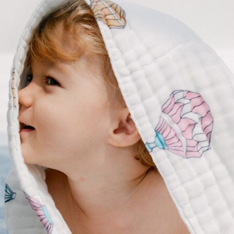 EMXEE 嫚熙 婴儿浴巾 气球岛105*105cm 59.93元（需买2件，需用券）