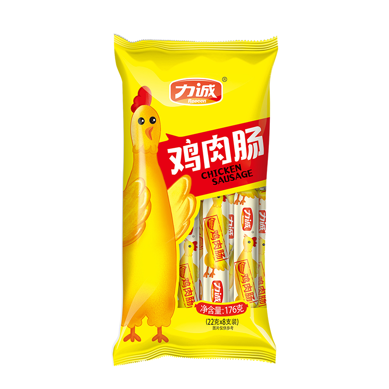 力诚 鸡肉肠176g/8支*3件 7.9元（合2.63元/件）