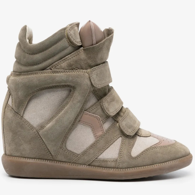 ISABEL MARANT Bekett 皮质坡跟运动鞋 ¥4896