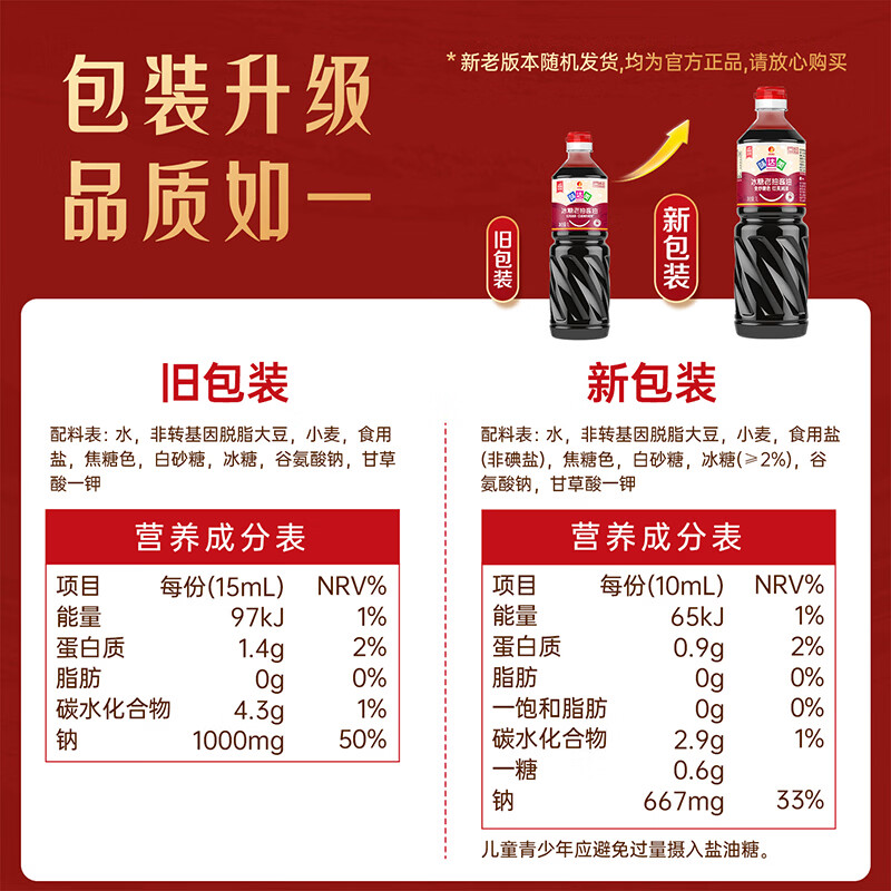 味达美 冰糖老抽酱油 1L 9.7元 - 线报酷