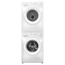 PLUS会员: Midea 美的 洗烘套装 10公斤滚筒洗衣机全自动+热泵烘干机 蒸汽除菌 