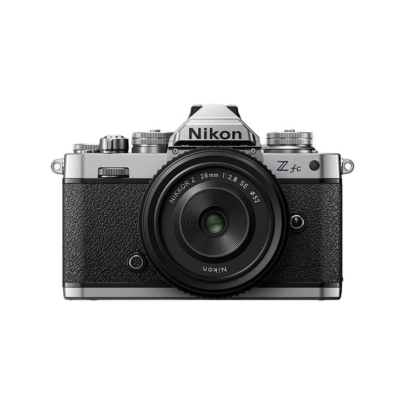 Nikon 尼康 Z fc APS-C画幅 微单相机 银黑色 Z 28mm F2.8 SE 定焦镜头 单头套机 7999