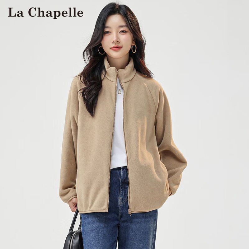 La Chapelle 女士摇粒绒拉链夹克短外套 299元（需用券）