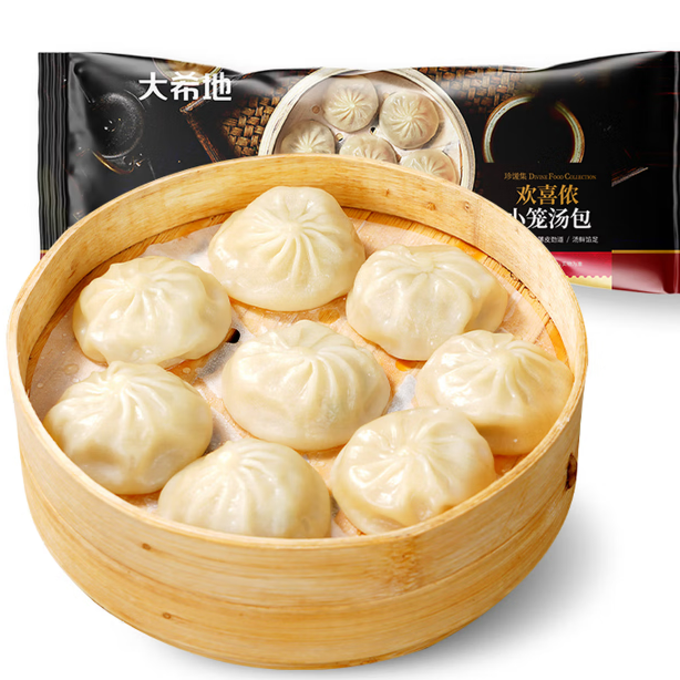 大希地 早餐半成品 小笼汤包250g 8.17元（需买6件，需用券）