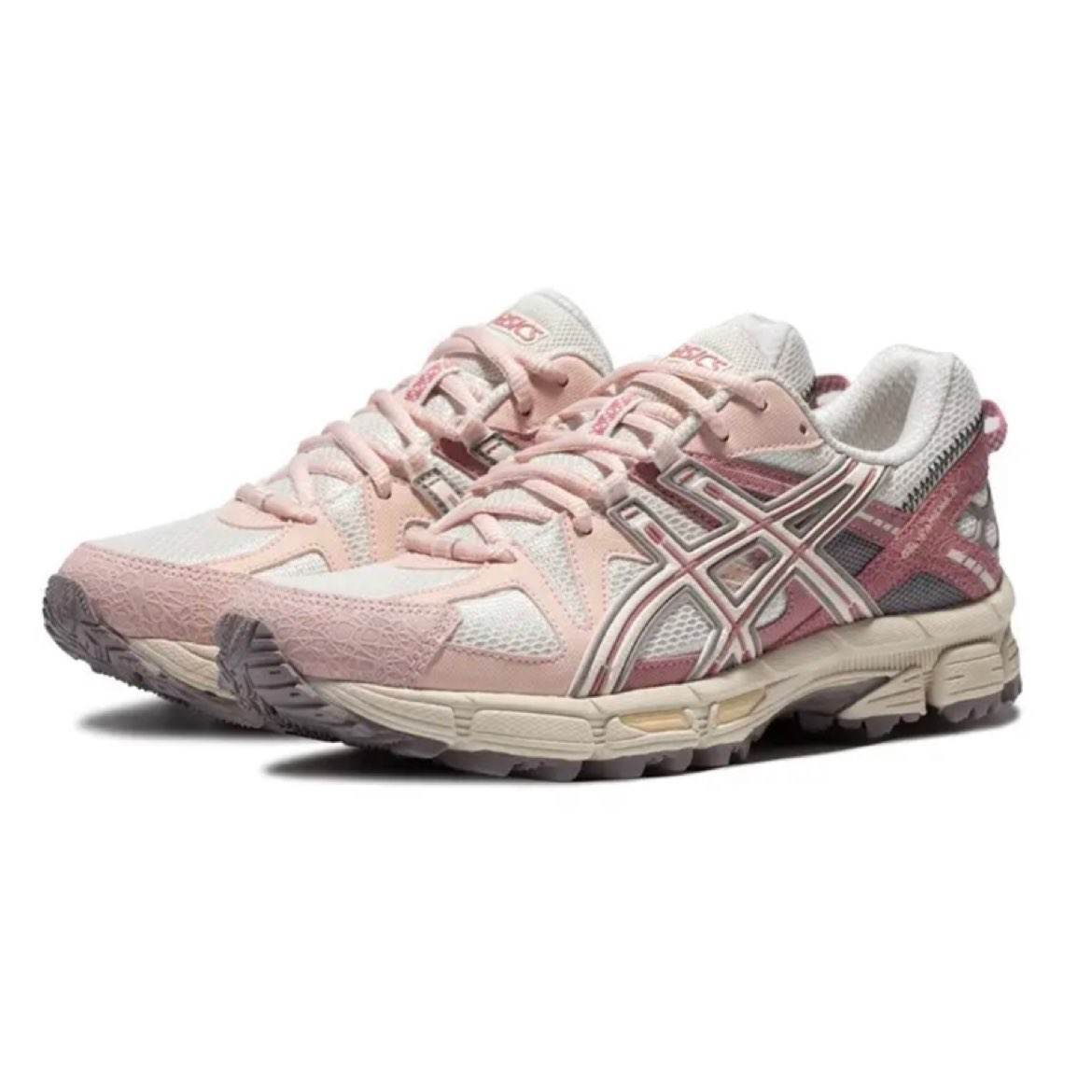 ASICS亚瑟士 女鞋缓震跑步鞋 GEL-KAHANA 8 白色/灰色 38 378.55元包邮（需领券）