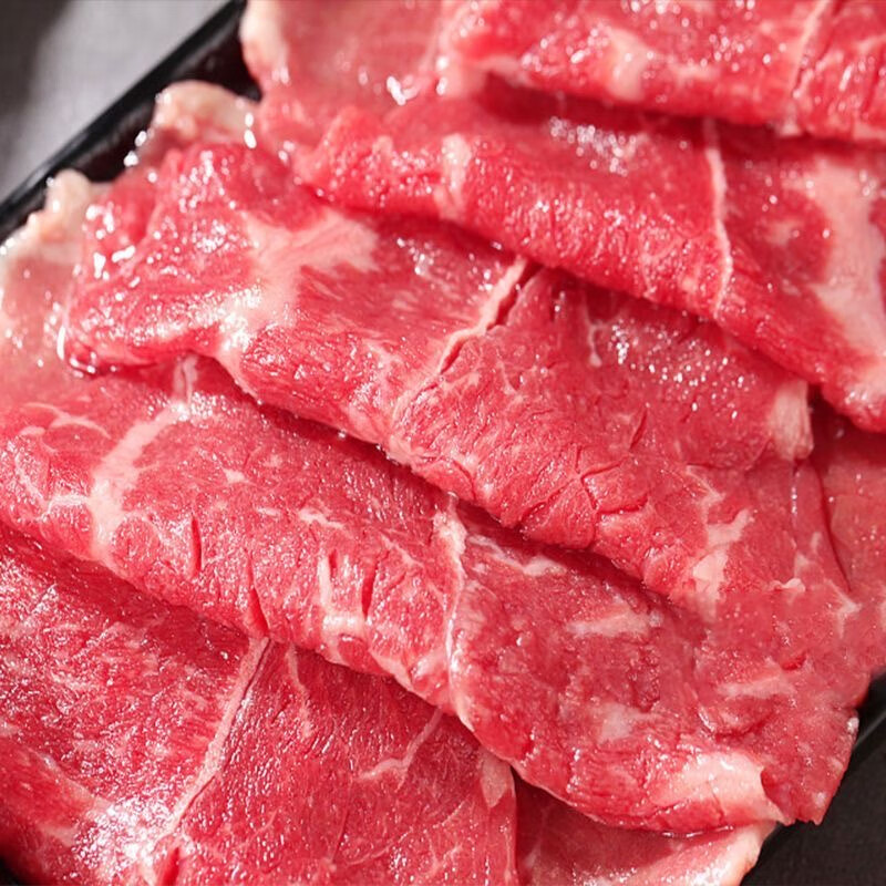 澳洲和牛M5原切雪花牛肉片200g/5盒 19.1元