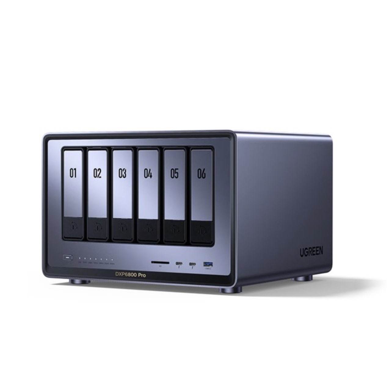 预售、PLUS：绿联 私有云DXP6800 Pro六盘位NAS网络存储个人云硬盘服务器 4058.01