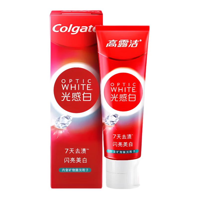 高露洁 去黄去牙渍 美白牙膏 清新口气 100g 23.9元