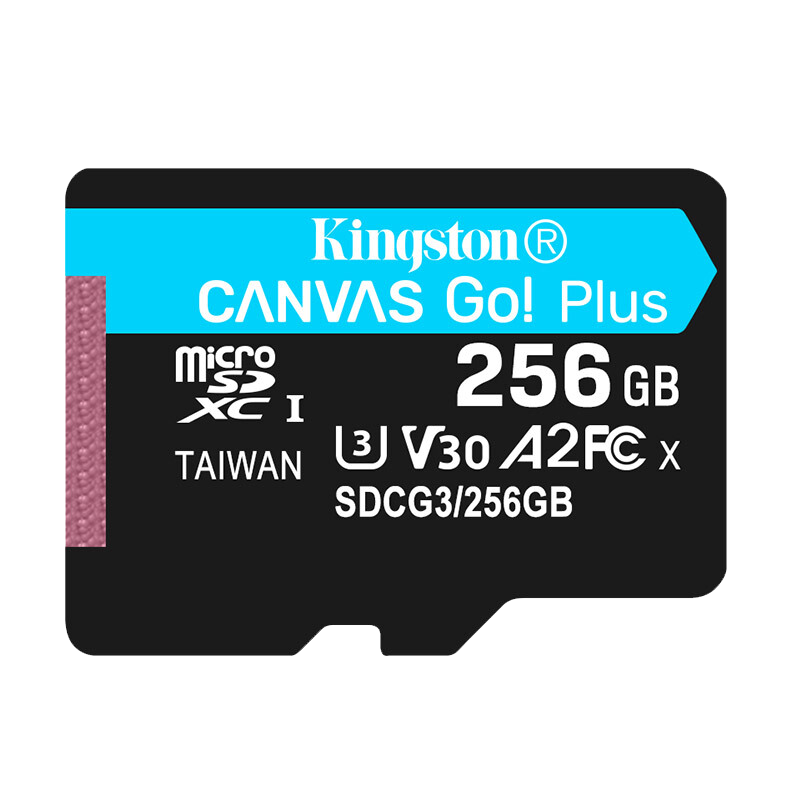 概率券：金士顿（Kingston）256GB TF（MicroSD）存储卡 行车记录仪 手机内存卡 U3