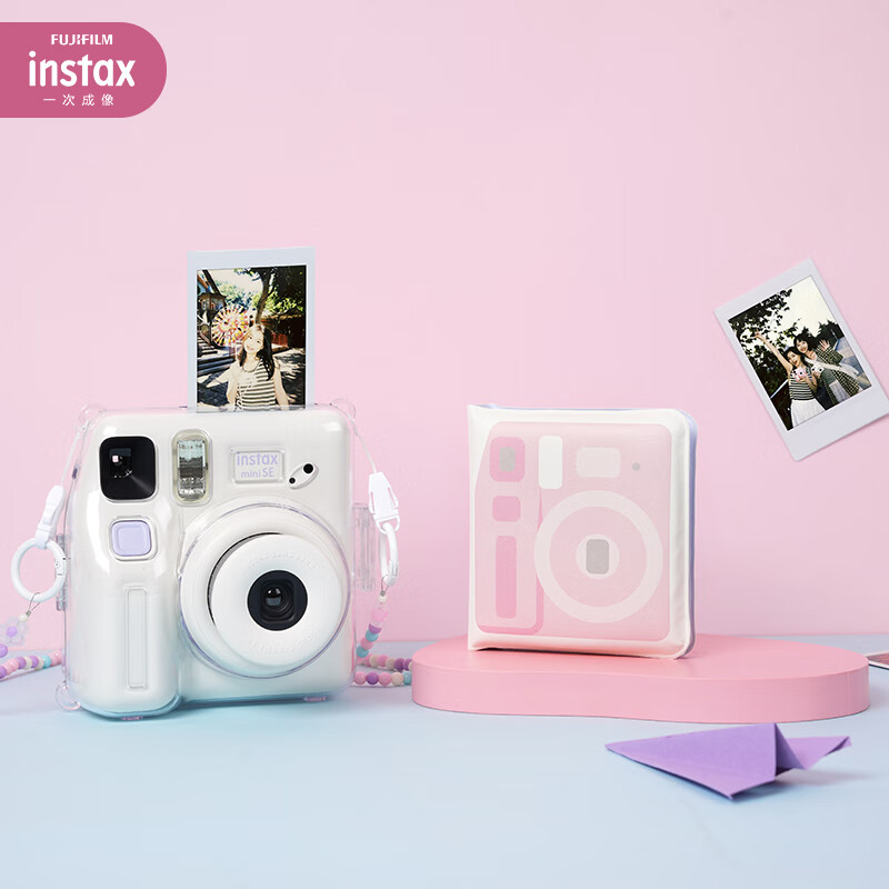 INSTAX 富士instax立拍立得 一次成像相机 miniSE（mini7+升级款）白色 439元