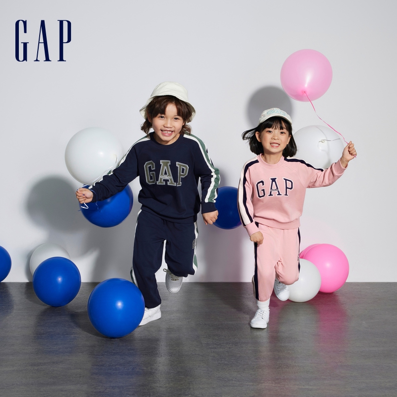 88VIP：Gap 盖璞 儿童运动套装两件套 164.35元包邮（需用券）