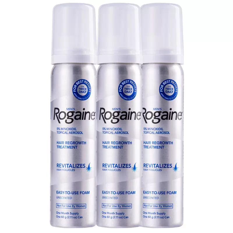 Rogaine 培健 5%米诺地尔酊 男士套装60g*3瓶 ￥549