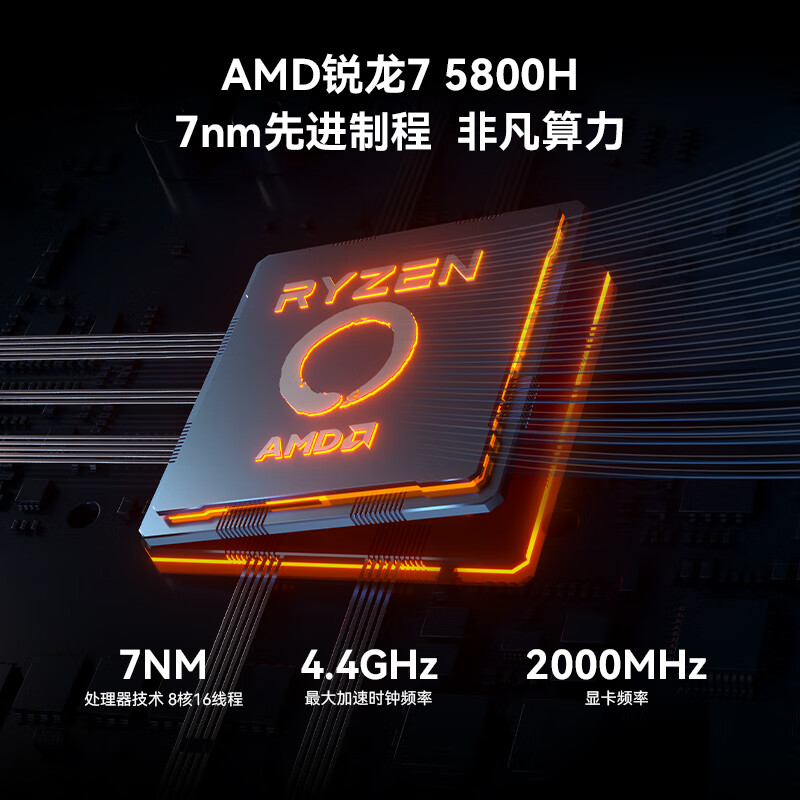 大唐 迷你台式机（锐龙R7-5800H、16GB、512GB SSD） 厚款 1879元（需用券）