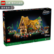 LEGO 乐高 迪士尼心湖女孩好朋友创意拼搭积木玩具生日礼物 43242 白雪公主和
