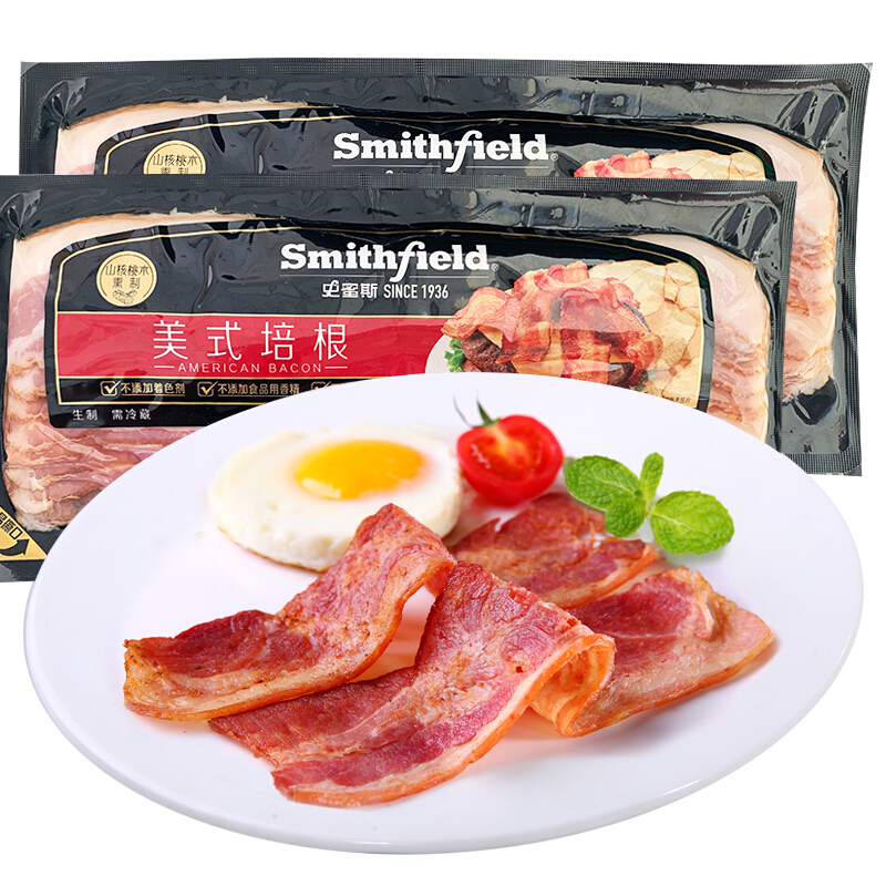 史蜜斯 Smithfield 史蜜斯 Smithfield 美式培根 480g 冷藏食品 38.41元（需用券）