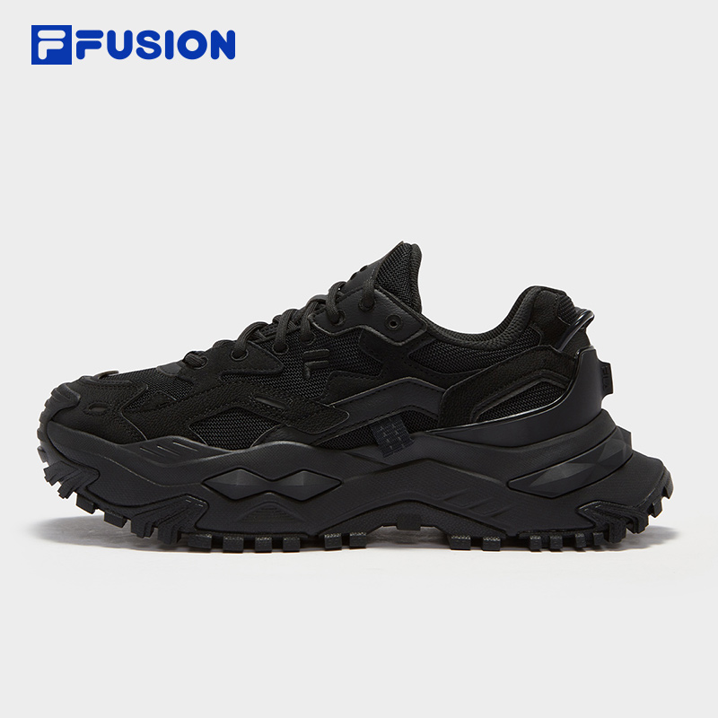 移动端：FILA 斐乐 FUSION斐乐官方潮牌硬糖男鞋厚底增高运动鞋2025秋老爹鞋休