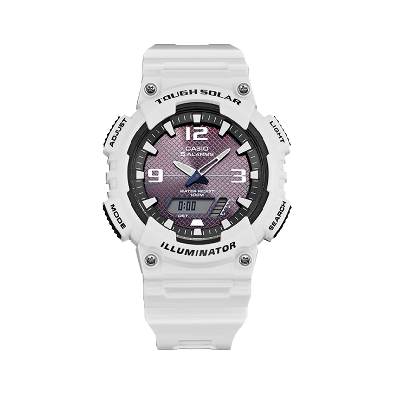 PLUS会员：CASIO 48.3毫米太阳能腕表 AQ-S810WC-7A 234元（需用券）