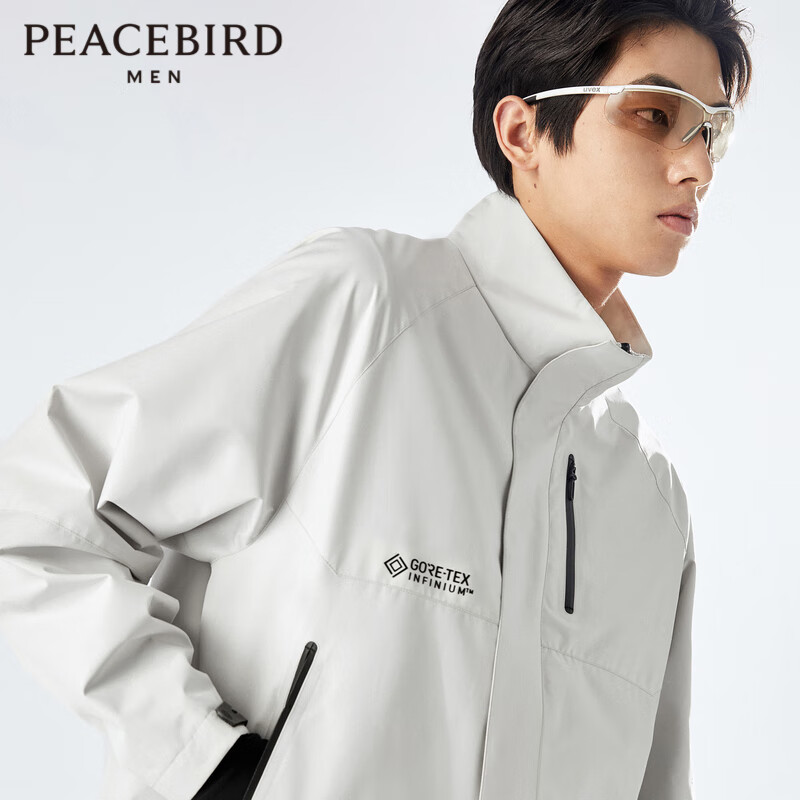 PEACEBIRD 太平鸟 女装 太平鸟男装 男士户外防水夹克 BWBCD1244 294.5元